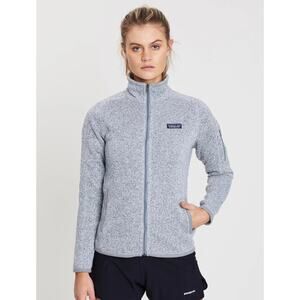 Patagonia Better Full Zip Sweater Women's Small Gray Heather Fleece Jacket